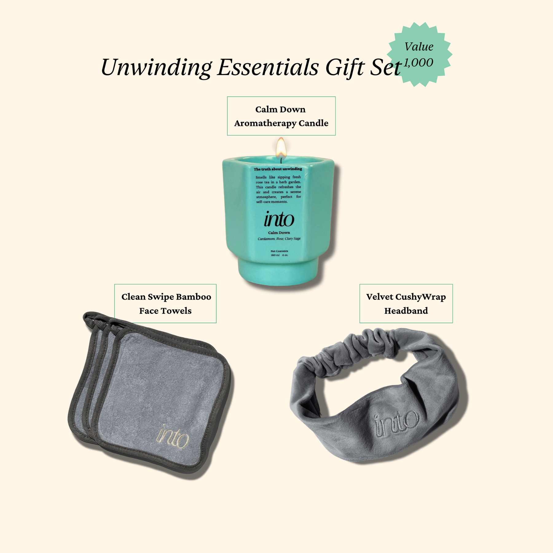 Gift Sets in 3 Variants - Deep Clean Essentials, Cleansing Rituals, Unwinding Essentials
